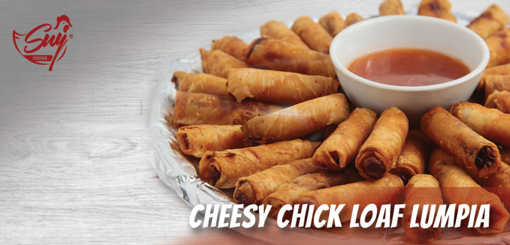 CHEESY CHICKLOAF LUMPIA